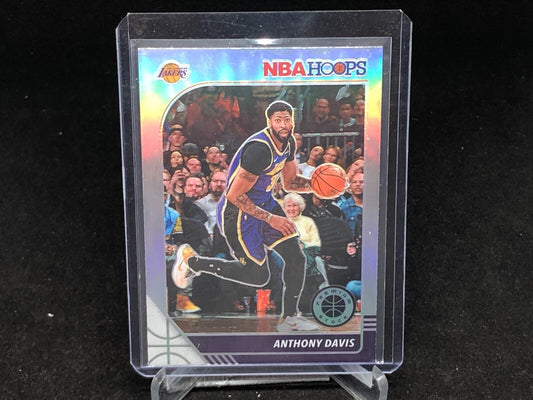 ANTHONY DAVIS 2019-20 PANINI HOOPS PREMIUM STOCK SILVER PRIZM # 89