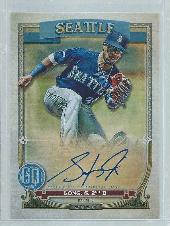 SHED LONG 2020 TOPPS GYPSY QUEEN ON CARD AUTO