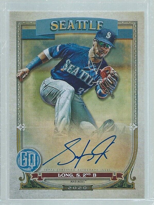 SHED LONG 2020 TOPPS GYPSY QUEEN ON CARD AUTO