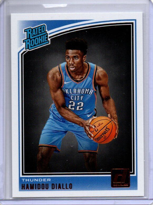 HAMIDOU DIALLO 2018-19 PANINI DONRUSS TRUE ROOKIE RC #171