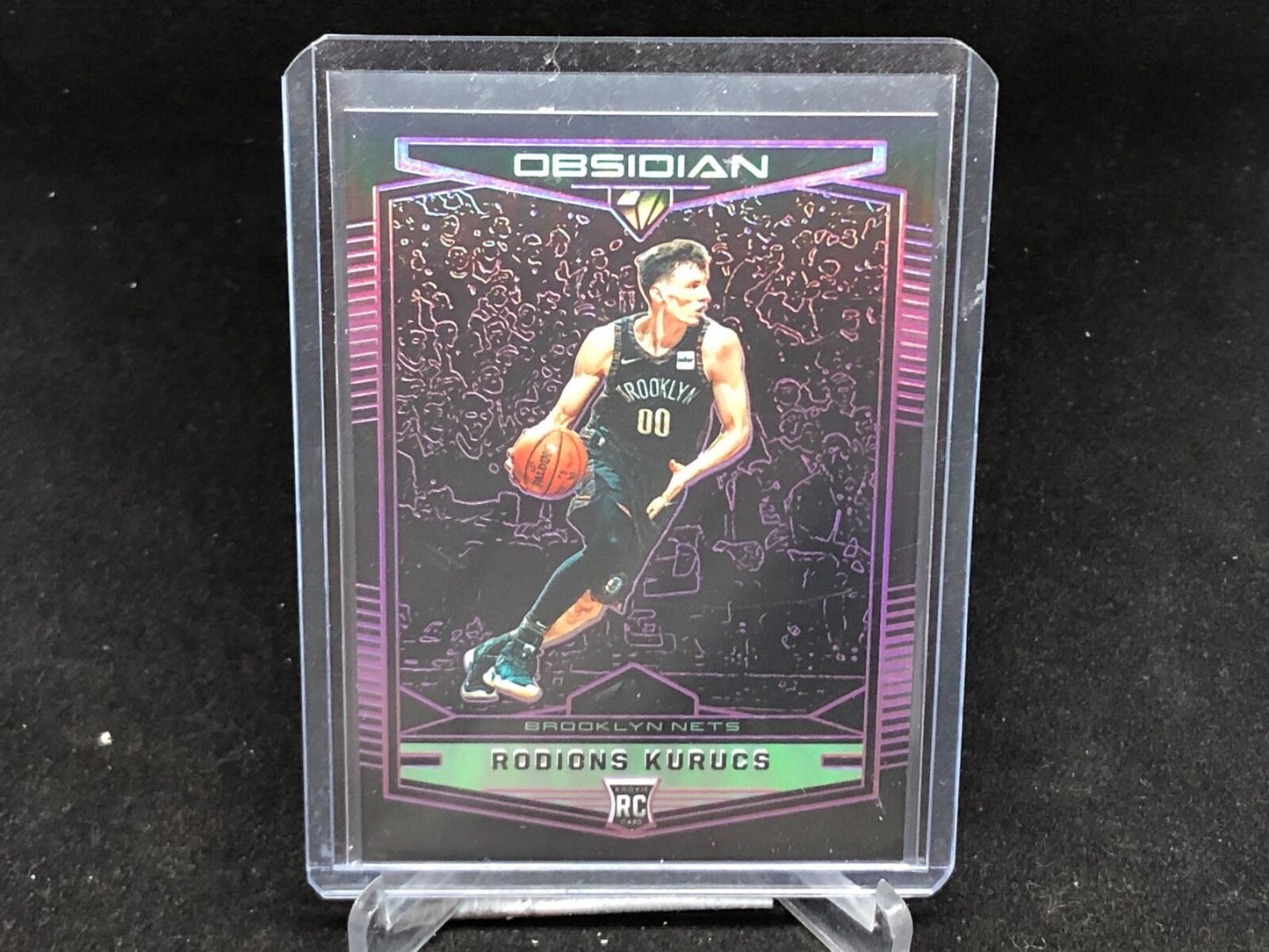 RODIONS KURUCS 2018-19 PANINI OBSIDIAN PURPLE RC #D 40/49