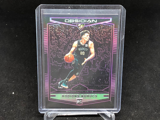 RODIONS KURUCS 2018-19 PANINI OBSIDIAN PURPLE RC #D 40/49