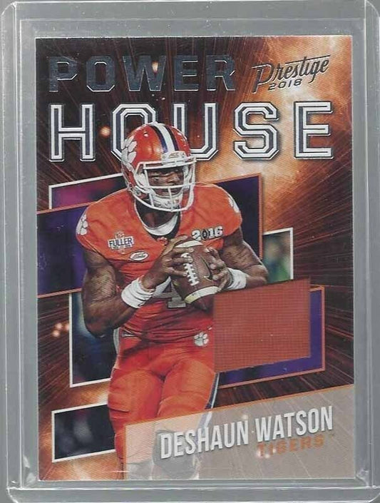 DESHAUN WATSON 2018 PRESTIGE POWER HOUSE CLEMSON JERSEY