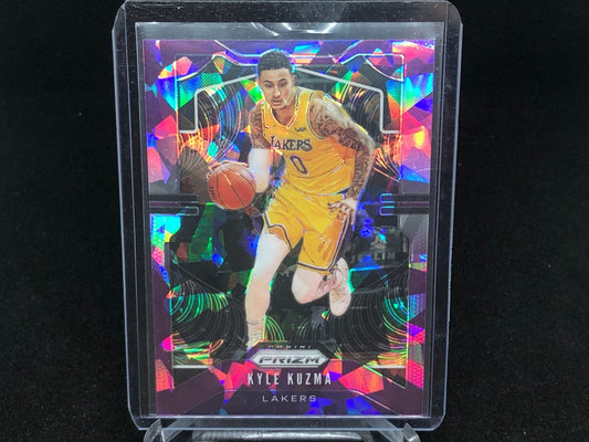 KYLE KUZMA 2019-20 PANINI PRIZM PURPLE CRACKED ICE PRIZM #D 65/149