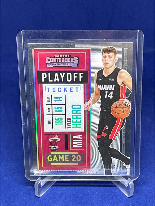 TYLER HERRO 2020-21 PANINI CONTENDERS PLAYOFF TICKET #D 55/249