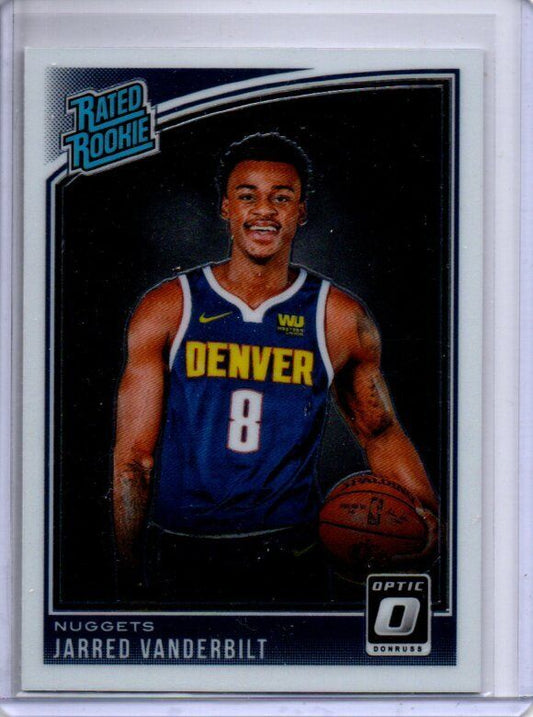 JARRED VANDERBILT 2018-19 PANINI DONRUSS OPTIC TRUE ROOKIE RC #151