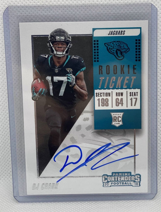 DJ CHARK 2018 PANINI CONTENDERS ROOKIE TICKET ON CARD AUTO RC #123