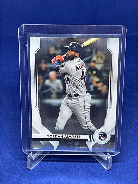 YORDAN ALVAREZ 2020 TOPPS BOWMAN STERLING ROOKIE RC # 95