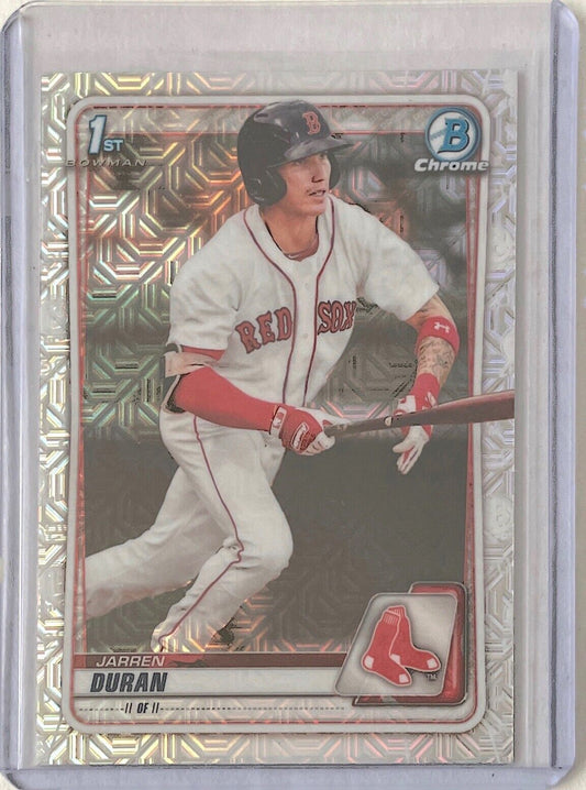 JARREN DURAN 2020 BOWMAN CHROME 1ST PROSPECT MEGA BOX MOJO REFRACTOR #BCP-144