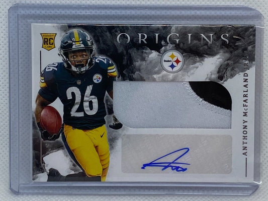 ANTHONY MCFARLAND JR. 2020 PANINI ORIGINS PATCH ROOKIE AUTO RC #139