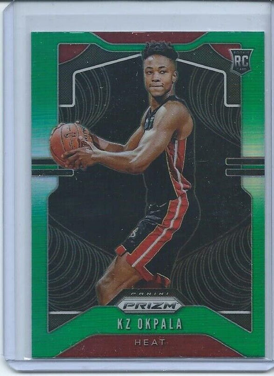 KZ OKPALA 2019-20 PANINI PRIZM GREEN PRIZMS RC #275