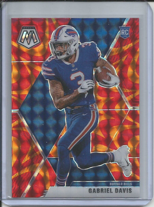 GABRIEL DAVIS 2019-20 PANINI MOSAIC REACTIVE BLUE PRIZM ROOKIE RC BILLS