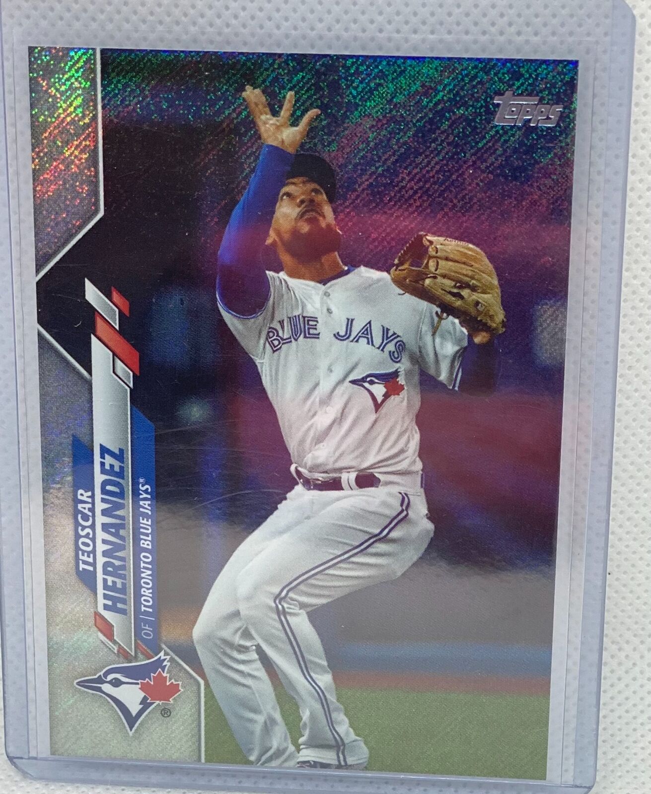 TEOSCAR HERNANDEZ 2020 TOPPS SERIES TWO FOILBOARD #D 060/264