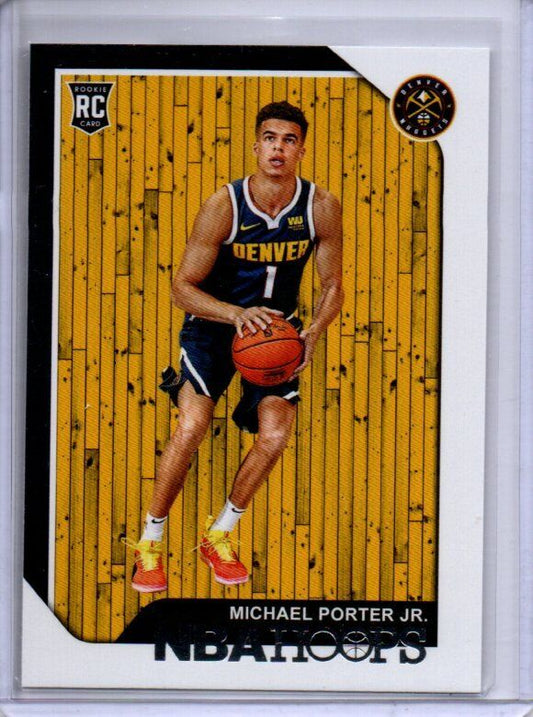 MICHAEL PORTER JR. 2018-19 PANINI HOOPS TRUE ROOKIE RC #254