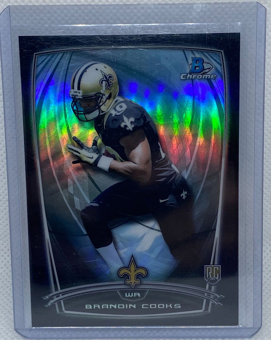 BRANDIN COOKS 2014 BOWMAN CHROME BLACK REFRACTOR RC #D 199/299