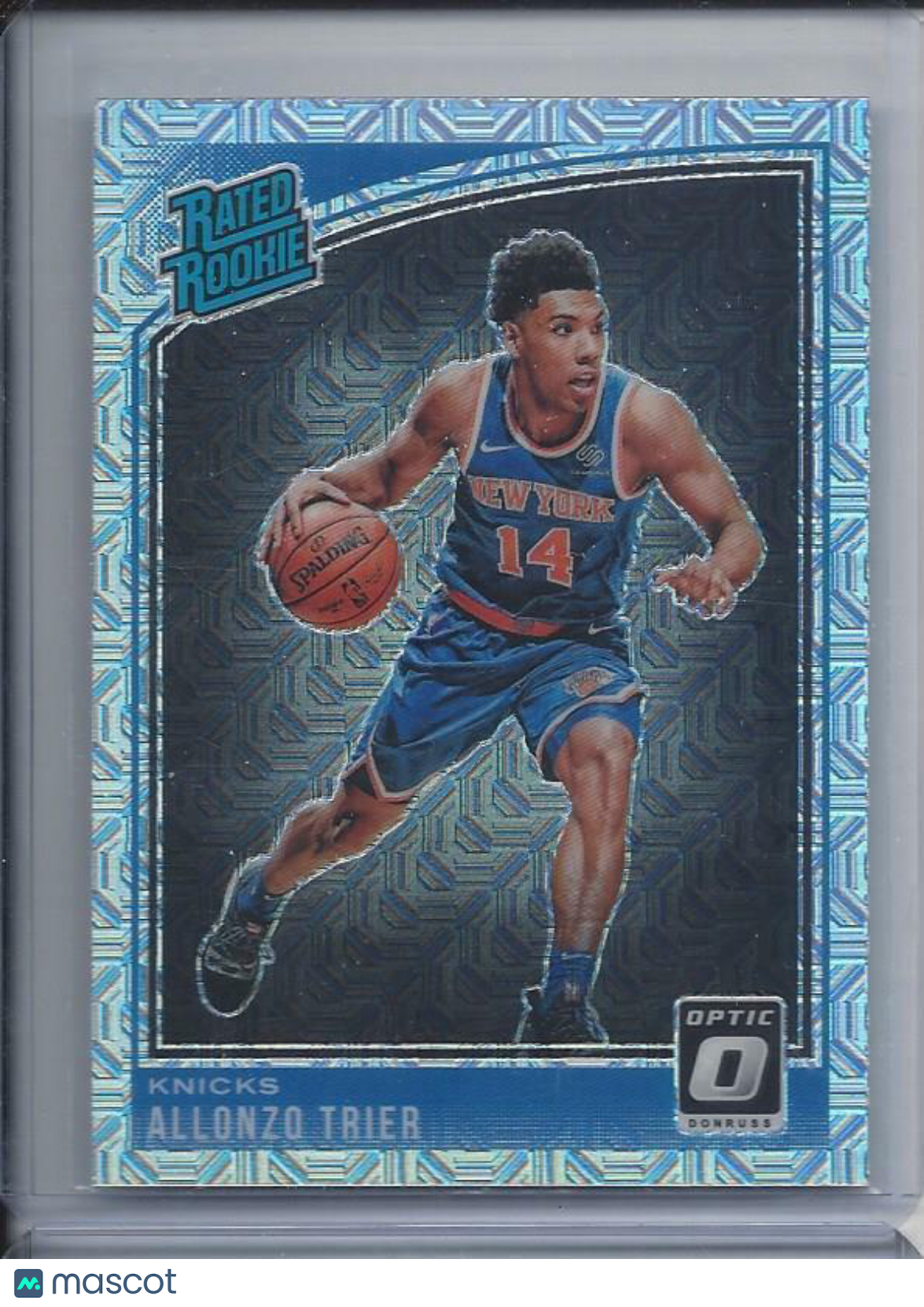 ALLONZO TRIER 2018-19 DONRUSS OPTIC CHOICE HOLO RATED ROOKIE RC SP #175