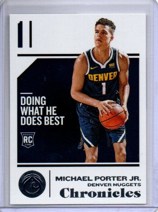 MICHAEL PORTER JR. 2018-19 PANINI CHRONICLES TRUE ROOKIE RC #73