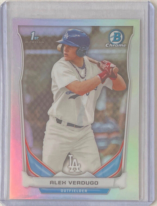 ALEX VERDUGO 2014 BOWMAN CHROME 1ST PROSPECT SILVER REFRACTOR #CDP59