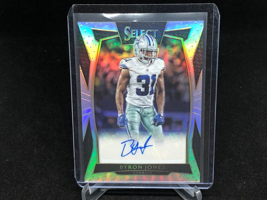 BYRON JONES 2016 PANINI SELECT SILVER PRIZM AUTO #D 28/49