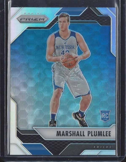 MARSHALL PLUMLEE 2016-17 PANINI PRIZM SILVER PRIZMS RARE SP ROOKIE RC #129