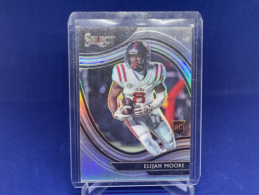 ELIJAH MOORE 2020 PANINI CHRONICLES DRAFT PICKS SELECT SILVER PRIZM RC # 257