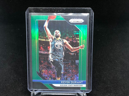KEVIN DURANT 2018-19 PANINI PRIZM GREEN PRIZM # 252