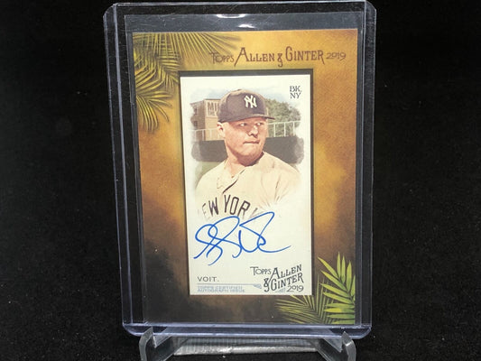 LUKE VOIT 2019 TOPPS ALLEN & GINTER MINI ON CARD AUTO