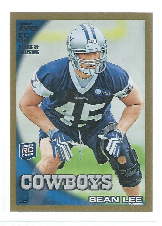 SEAN LEE 2010 TOPPS GOLD 55 YEARS OF COLLECTING ROOKIE RC #D /2010