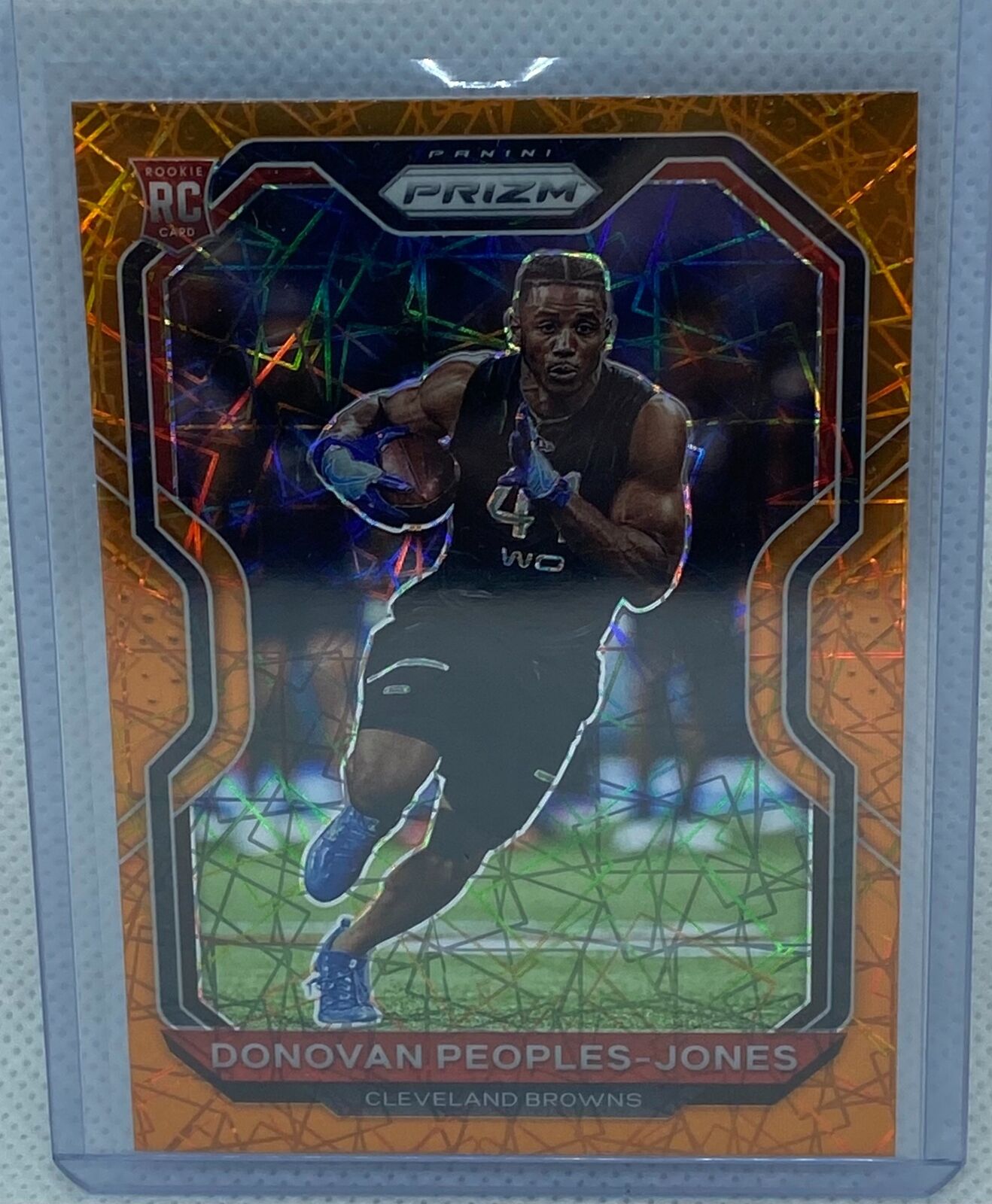 DONOVAN PEOPLES-JONES 2020 PANINI ORANGE LAZER LASER PRIZM RC #319