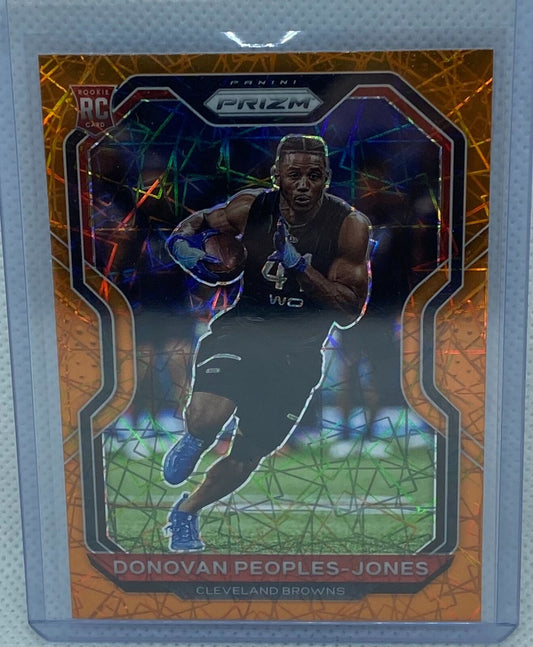 DONOVAN PEOPLES-JONES 2020 PANINI ORANGE LAZER LASER PRIZM RC #319