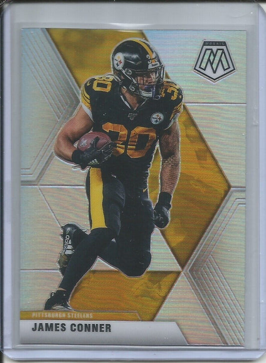 JAMES CONNER 2019-20 PANINI MOSAIC SILVER PRIZM STEELERS