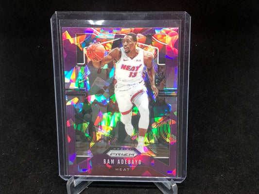 BAM ADEBAYO 2019-20 PANINI PRIZM PURPLE CRACKED ICE PRIZM #D 119/149