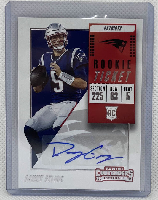 DANNY ETLING 2018 PANINI CONTENDERS ROOKIE TICKET AUTO RC #206