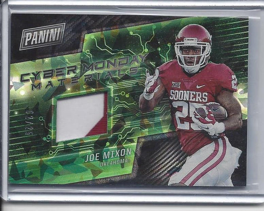 JOE MIXON 20017 PANINI CYBER MONDAY MATERIALS 2 COLOR PATCH RC #D 2/25