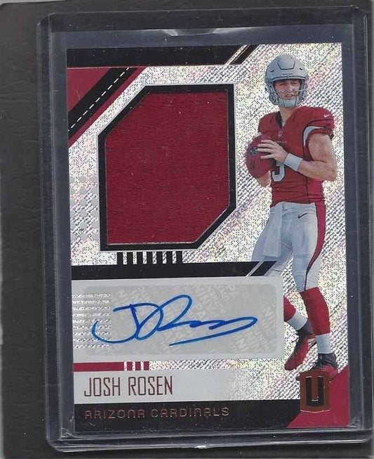 JOSH ROSEN 2018 PANINI UNPARALLELED CARDINALS ROOKIE JERSEY AUTO RC
