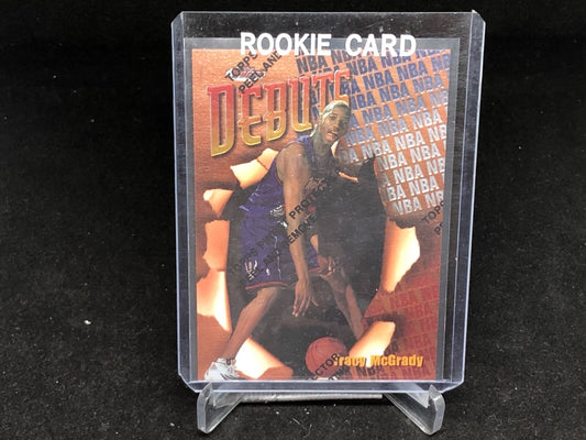 TRACY MCGRADY 1997-98 TOPPS FINEST DEBUTS ROOKIE WITH COATING RC # 107