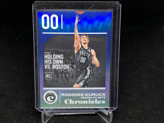 RODIONS KURUCS 2018-19 PANINI CHRONICLES BLUE PRIZM RC #D 59/99