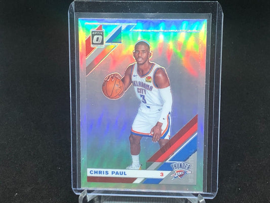 CHRIS PAUL 2019-20 PANINI DONRUSS OPTIC SILVER HOLO # 103