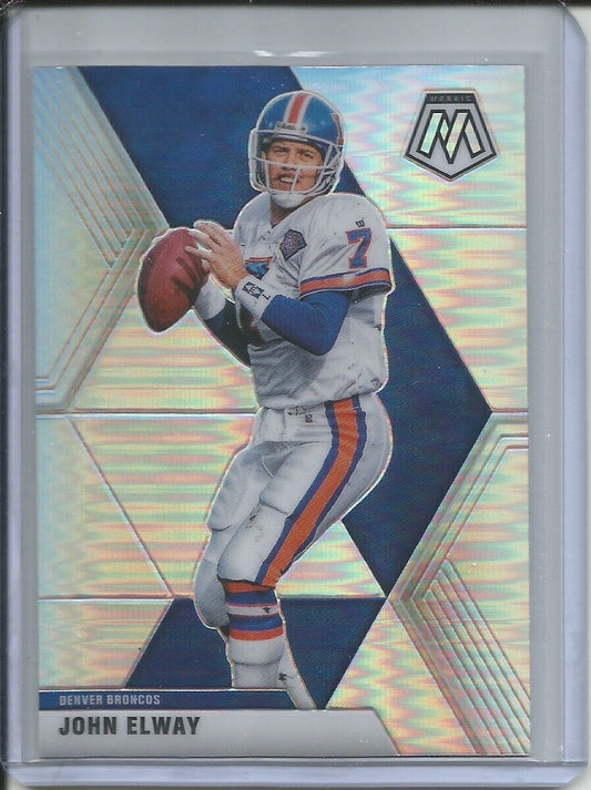 JOHN ELWAY 2019-20 PANINI MOSAIC SILVER PRIZM BRONCOS