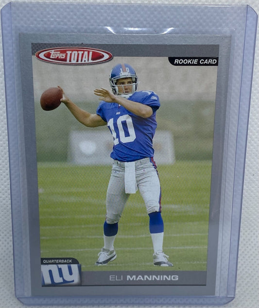 ELI MANNING 2004 TOPPS TOTAL SILVER SP ROOKIE RC #350