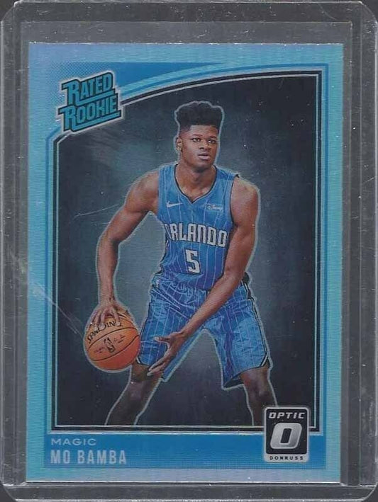 MO BAMBA 2018-19 DONRUSS OPTIC SILVER HOLO PRIZM RC #160