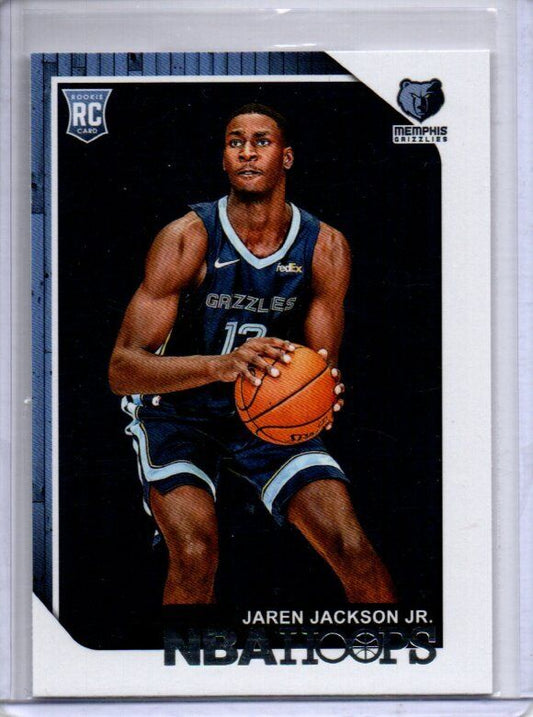 JAREN JACKSON JR. 2018-19 PANINI HOOPS TRUE ROOKIE RC #278