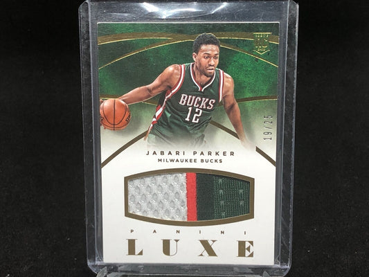 JABARI PARKER 2014-15 PANINI LUXE 3 CLR PATCH RC #D /25