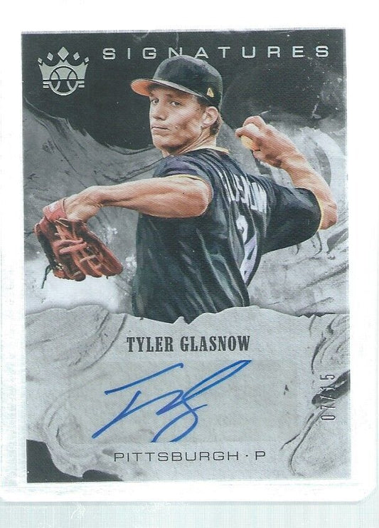 TYLER GLASNOW 2018 DIAMOND KINGS AUTO PROSPECT #D 7/15