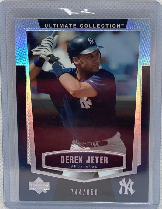 DEREK JETER 2003 UPPER DECK ULTIMATE COLLECTION SILVER #D 744/850
