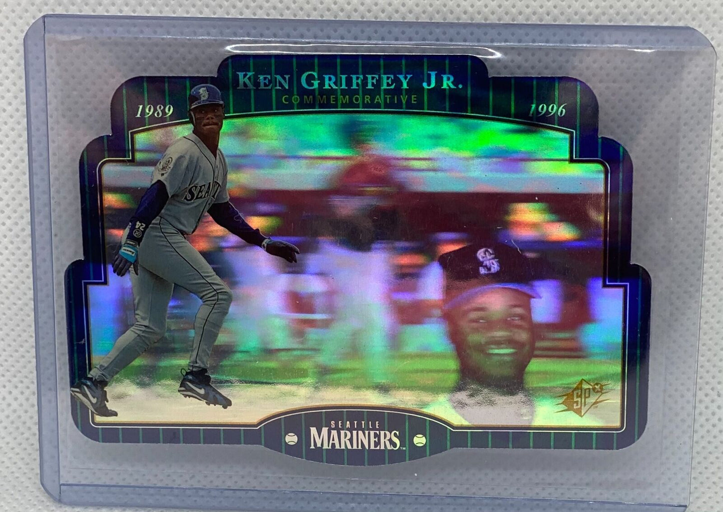 KEN GRIFFEY JR 1996 UPPER DECK SPX COMMEMORATIVE HOLOGRAM DIE CUT #KG1