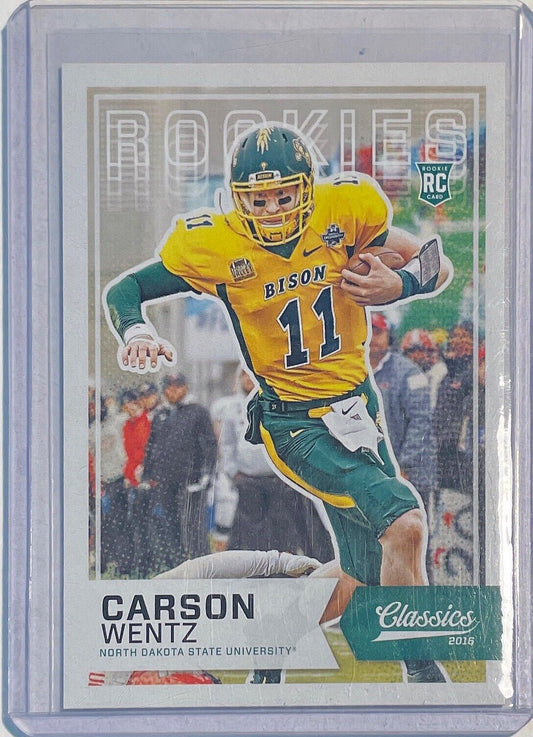 CARSON WENTZ 2016 PANINI CLASSICS ROOKIES ROOKIE RC #268