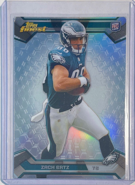 ZACH ERTZ 2013 TOPPS FINEST SILVER REFRACTOR ROOKIE RC #102