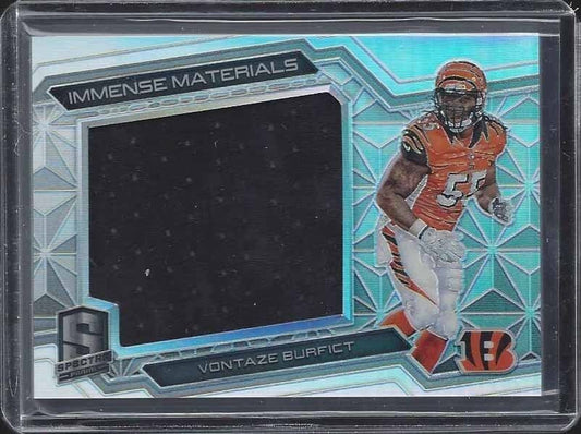 VONTAZE BURFICT 2016 PANINI SPECTRA IMMENSE MATERIALS JUMBO JERSEY #D /199