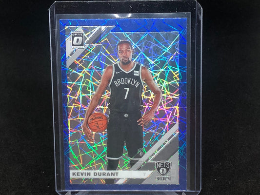 KEVIN DURANT 2019-20 PANINI DONRUSS OPTIC BLUE VELOCITY PRIZM # 112